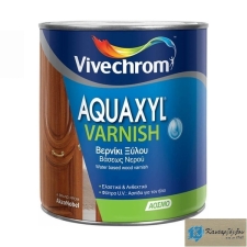 AQUAXYL VARNISH  0,75L 712 Γκρι Βερνίκι Εμποτισμού Ξύλου Βάσεως Νερού Σατινέ