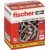 FISCHER DUOSEAL 6x38 50τμχ Στεγανό Βύσμα με Ανοξείδωτη Βίδα Α2 4,50x60